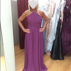 Mother of the bride Gown; plum, size 6